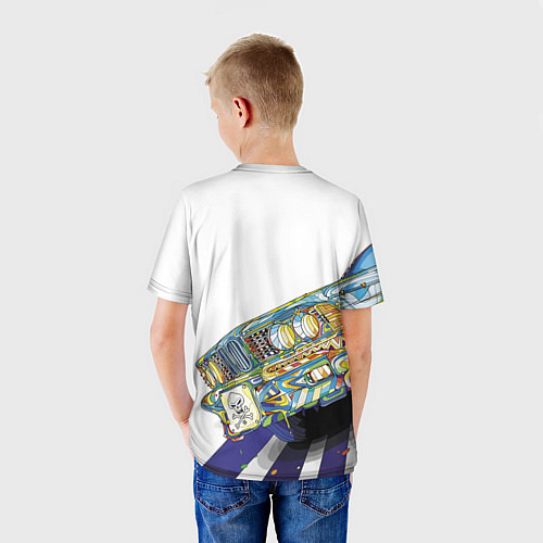 Детская футболка Бэха в стиле поп-арт / 3D-принт – фото 4
