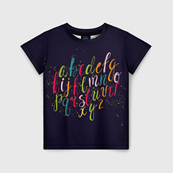 Детская футболка Чей-то алфавит