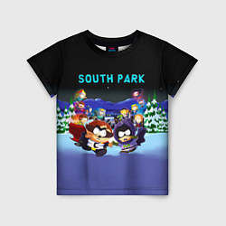 Детская футболка Енот и его команда - противостояние Южный Парк