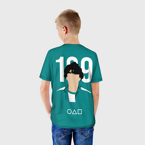 Детская футболка Игра в кальмара: Али Абдул 199 / 3D-принт – фото 4