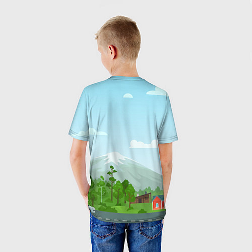 Детская футболка TOCA BOCA WORLD LOGO / 3D-принт – фото 4