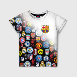 Детская футболка FC BARCELONA LOGOBOMBING