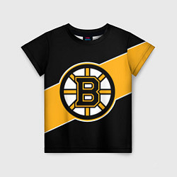 Футболка детская Бостон Брюинз, Boston Bruins, цвет: 3D-принт