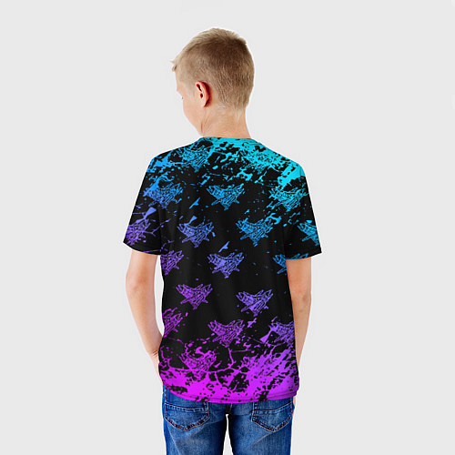 Детская футболка Velial Squad neon / 3D-принт – фото 4