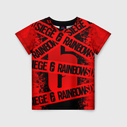Детская футболка Rainbow Six Siege: Опасно для жизни