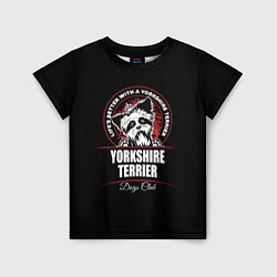 Футболка детская Йоркширский Терьер Yorkshire Terrier, цвет: 3D-принт
