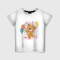 Детская футболка С днем рождения Медвежонок 6