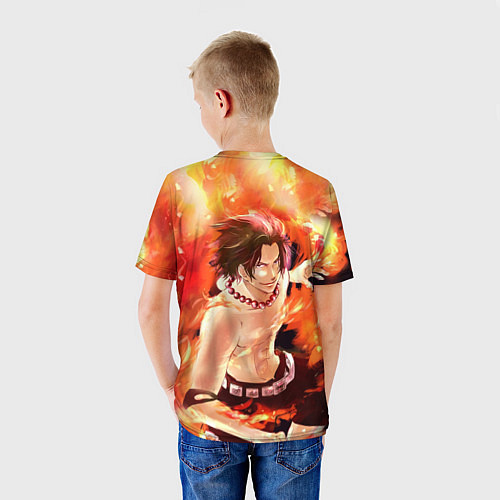Детская футболка ONE PIECE ASCE HERO / 3D-принт – фото 4