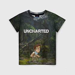 Футболка детская Uncharted На картах не значится, цвет: 3D-принт