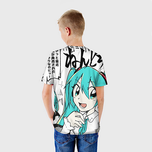 Детская футболка Hatsune Miku Vocaloid / 3D-принт – фото 4
