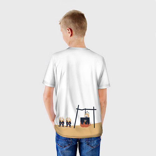 Детская футболка ПАЙМОН И ХИЛИЧУРЛЫ / 3D-принт – фото 4