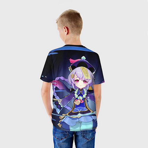 Детская футболка Ци Ци - Геншин импакт / 3D-принт – фото 4