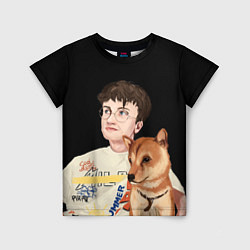 Детская футболка Бульвар Депо с пёсиком