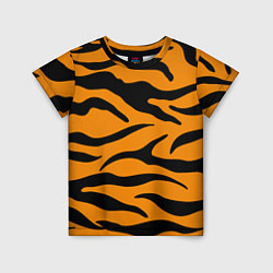 Детская футболка Тигриные полосы, Символ 2022 года