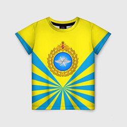 Детская футболка Большая эмблема ВВС РФ