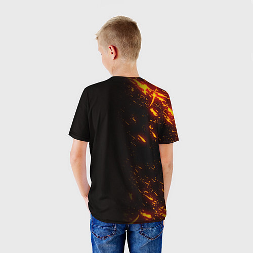 Детская футболка Serious Sam Fire Wave / 3D-принт – фото 4