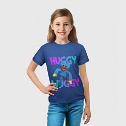 Футболка детская Huggy Wuggy: Зубастый монстр, цвет: 3D-принт — фото 2