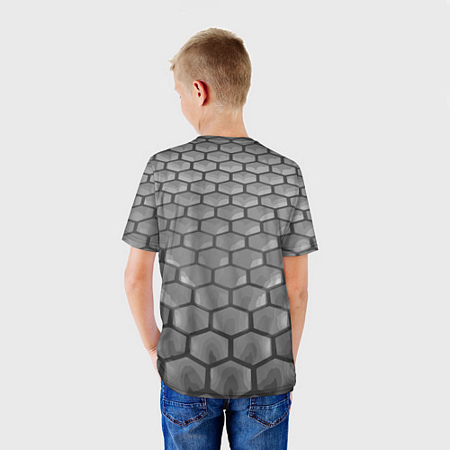 Детская футболка Mercedes-Benz pattern / 3D-принт – фото 4