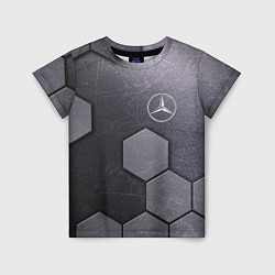 Футболка детская Mercedes-Benz vanguard pattern, цвет: 3D-принт