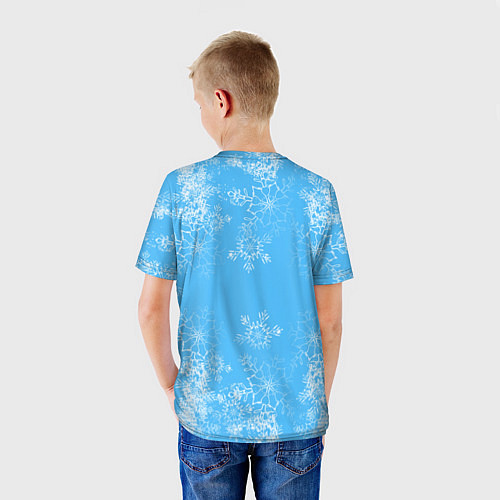 Детская футболка Happy holidays Fortnite / 3D-принт – фото 4