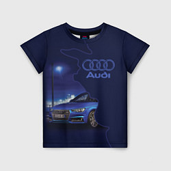 Детская футболка AUDI лого