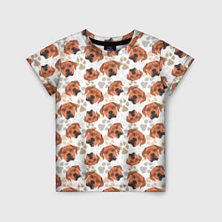 Детская футболка Собака Родезийский Риджбек