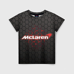 Детская футболка McLaren carbon theme