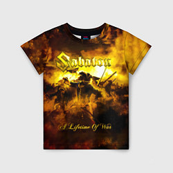 Детская футболка A Lifetime of War - Sabaton