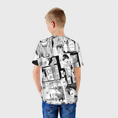 Детская футболка Zero Two Зеро ту на манге фрейм / 3D-принт – фото 4
