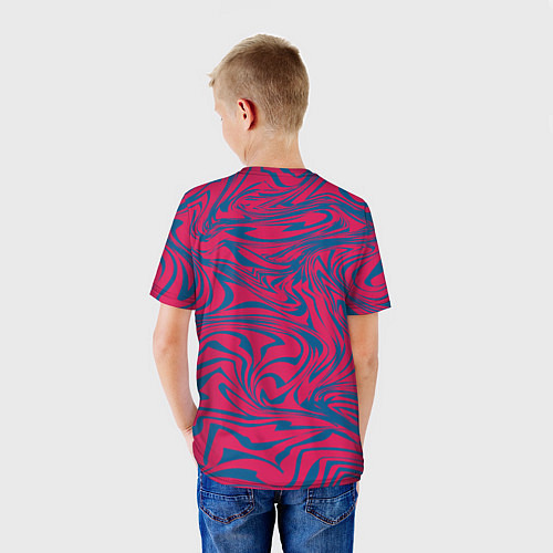 Детская футболка Тигр красочный / 3D-принт – фото 4