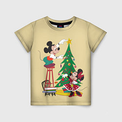 Детская футболка Happy New Year Mickey and Minnie