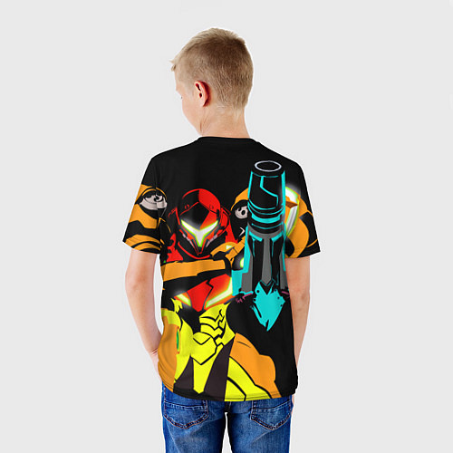 Детская футболка Metroid - Metroid Dread / 3D-принт – фото 4