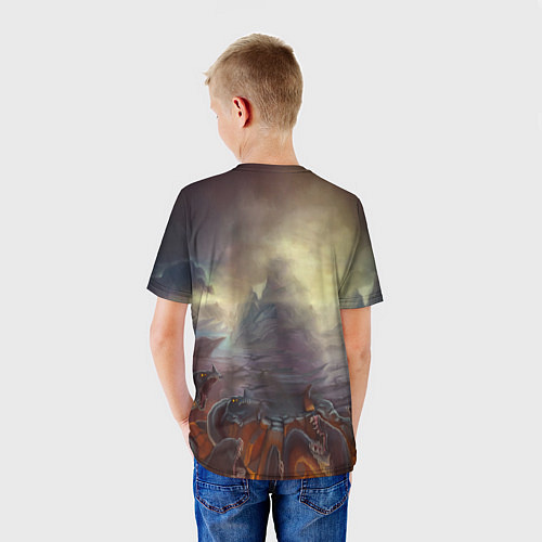 Детская футболка Славянский Воин Защитник / 3D-принт – фото 4