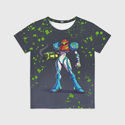 Детская футболка Green Blood Metroid Dread