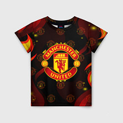 Детская футболка MANCHESTER UNITED FIRE STYLE SPORT ПЛАМЯ