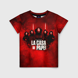 Детская футболка БУМАЖНЫЙ ДОМ - LA CASA DE PAPEL - BELLA CIAO