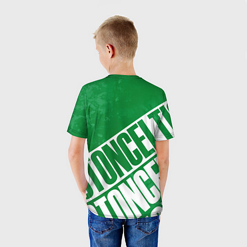 Детская футболка Бостон Селтикс, Boston Celtics / 3D-принт – фото 4