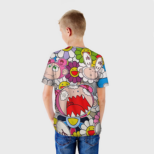 Детская футболка Takashi Murakami кричащий арт / 3D-принт – фото 4