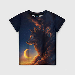 Детская футболка Ночной Волк Night Wolf