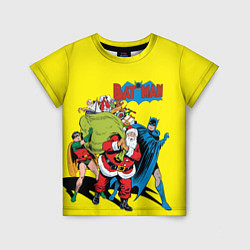 Детская футболка Batman, Robin & Santa!