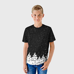 Футболка детская НОВОГОДНЯЯ НОЧЬ 2022, цвет: 3D-принт — фото 2