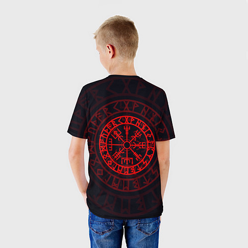 Детская футболка Красный Вегвизир / 3D-принт – фото 4