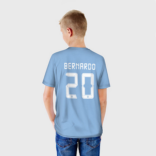 Детская футболка Bernardo 20 MCFC игровая / 3D-принт – фото 4