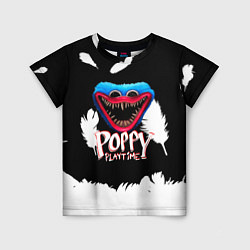 Детская футболка Poppy Playtime Перья