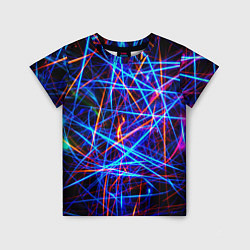 Детская футболка NEON LINES Glowing Lines Effect