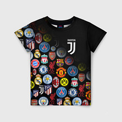 Детская футболка JUVENTUS LOGOBOMBING SPORT