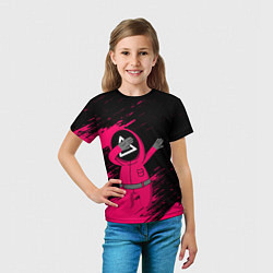 Футболка детская DABBING SOLIDER ИГРА В КАЛЬМАРА, цвет: 3D-принт — фото 2