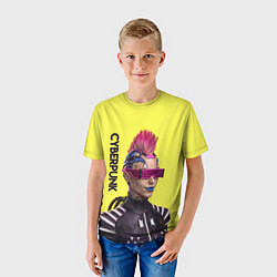 Футболка детская Cyberpunk Панк, цвет: 3D-принт — фото 2