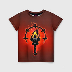 Детская футболка Darkest Dungeon Факел