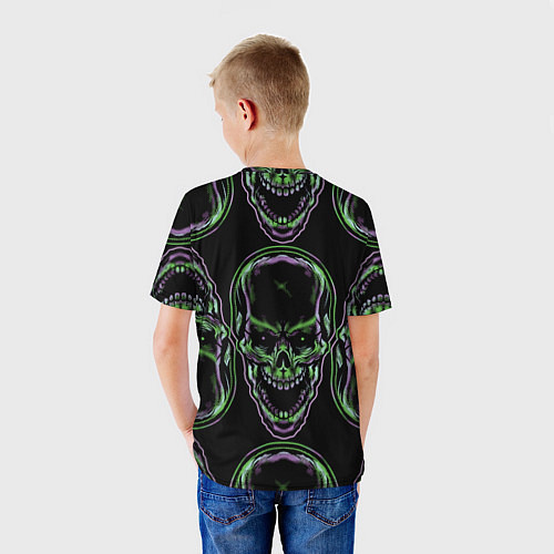 Детская футболка Skulls vanguard pattern 2077 / 3D-принт – фото 4